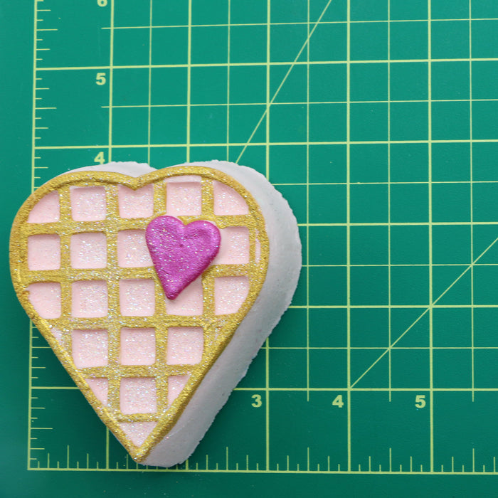 Valentines - Waffle Heart