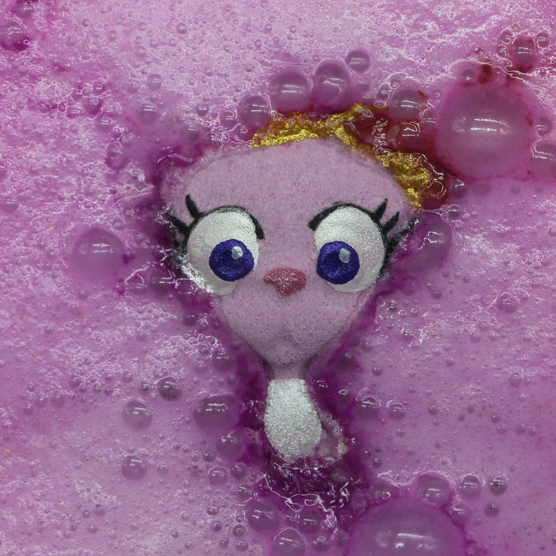 Purple Cat with Bow