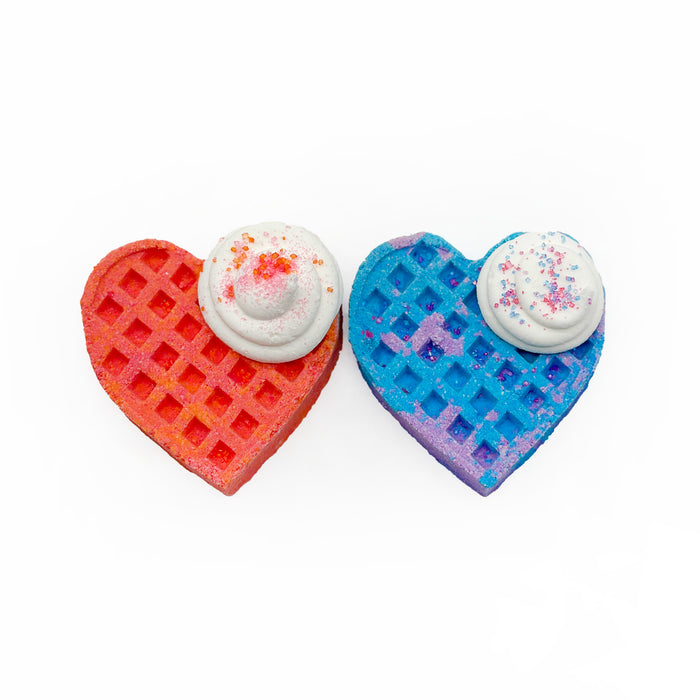 Heart Waffle (Blue/Purple)